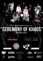 「"Ceremony of khaos"Release Party!!」東京公演フライヤー