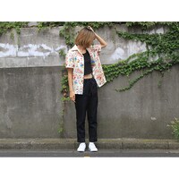 「カクバリズム 15th記念アロハシャツ」着用画像