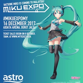 初音ミク、初マレーシア単独公演が12月に開催