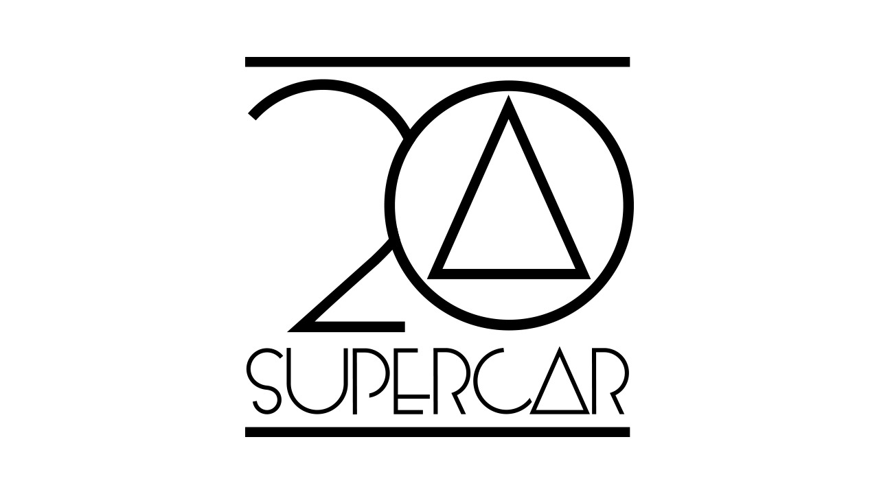 SUPERCARデビュー20周年ロゴ