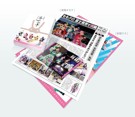 ももいろクローバーZ「ももクロ春の一大事2017 in 富士見市」Blu-ray / DVDに同梱される埼玉新聞号外・再編集版見本。