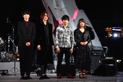 左から内山昂輝、SUGIZO、澤野弘之、Tielle。