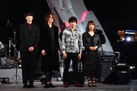 左から内山昂輝、SUGIZO、澤野弘之、Tielle。