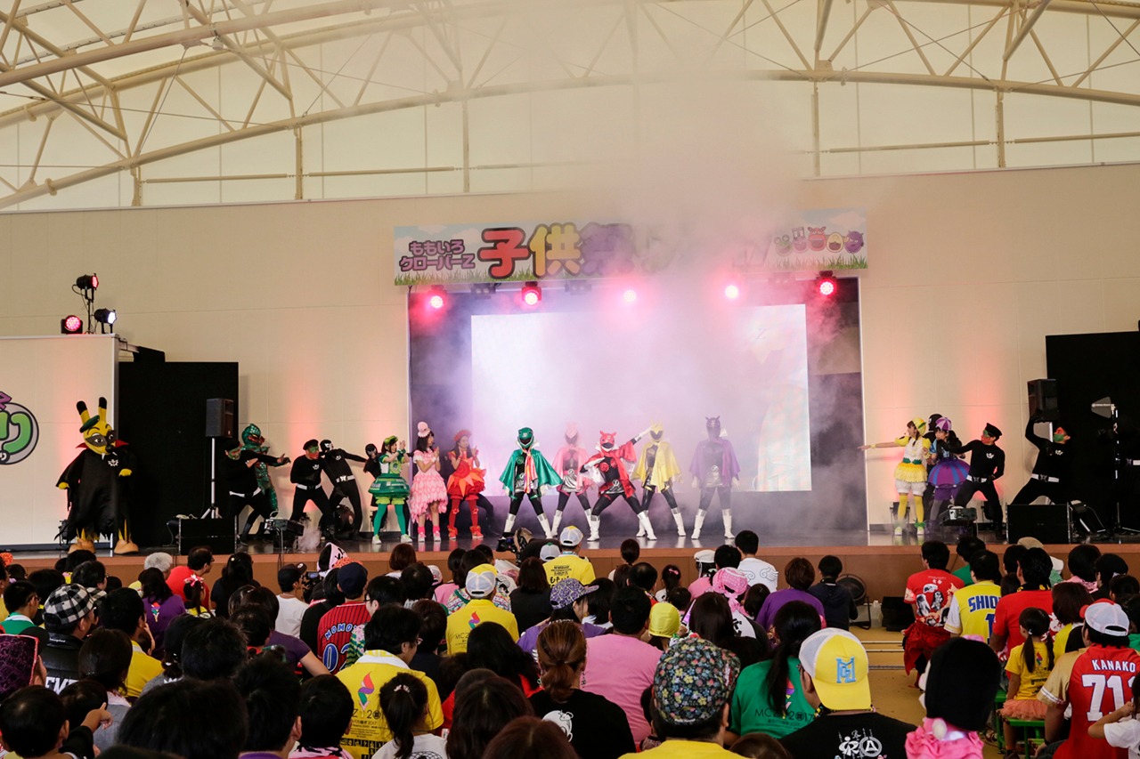 「子供祭り2017」で繰り広げられたヒーローショーの様子。（Photo by Aya Horiguchi）