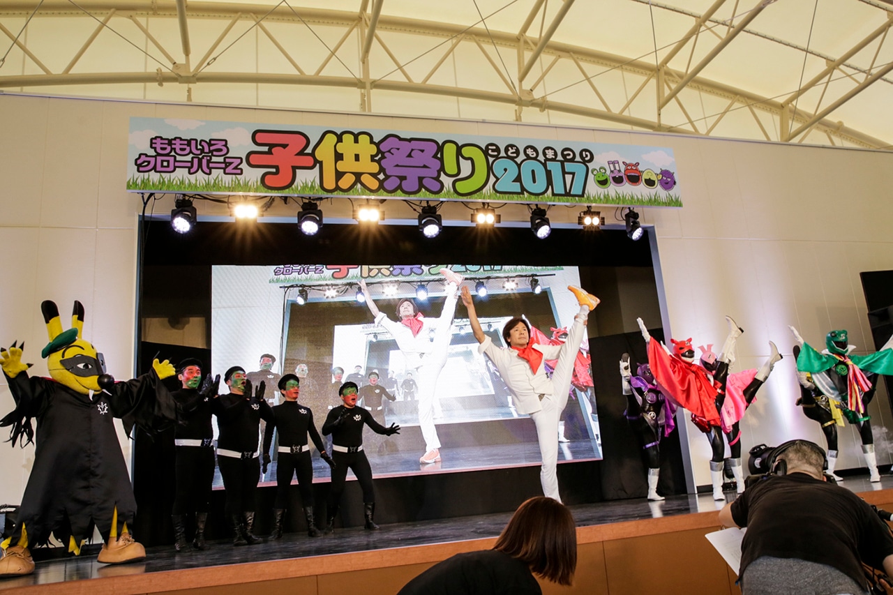 「子供祭り2017」で繰り広げられたヒーローショーの様子。（Photo by Aya Horiguchi）