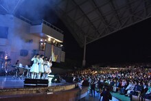 私立恵比寿中学「エビ中 秋風と鈴虫と音楽のしらべ 題して『ちゅうおん』2017」の様子。