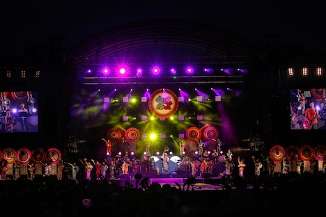 「クリアアサヒ Presents OSAKAウルフルカーニバル ウルフルズがやって来る！ヤッサ2017 ～ウルフルズ25祭!!～」の様子。（撮影：渡邉一生）