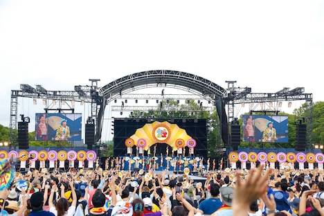 「クリアアサヒ Presents OSAKAウルフルカーニバル ウルフルズがやって来る！ヤッサ2017 ～ウルフルズ25祭!!～」の様子。（撮影：渡邉一生）