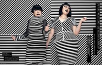 「装苑」11月号、コシノジュンコ×ブルゾンちえみのページ。