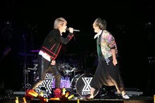 左からkradness、un:c。（撮影：堀卓朗、今田和也）