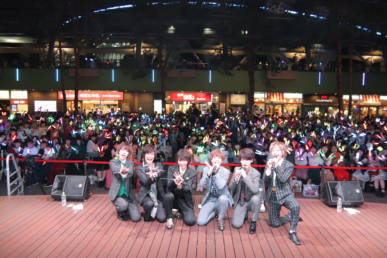 風男塾「All Time Best」リリースイベントの様子。（撮影：白井英二）