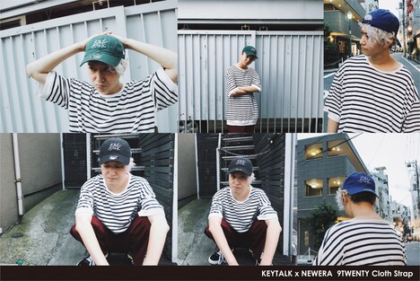 「9TWENTY Cloth Strap」着用イメージビジュアル。