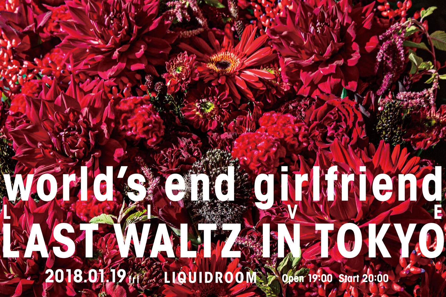world's end girlfriend「LAST WALTZ IN TOKYO」フライヤー