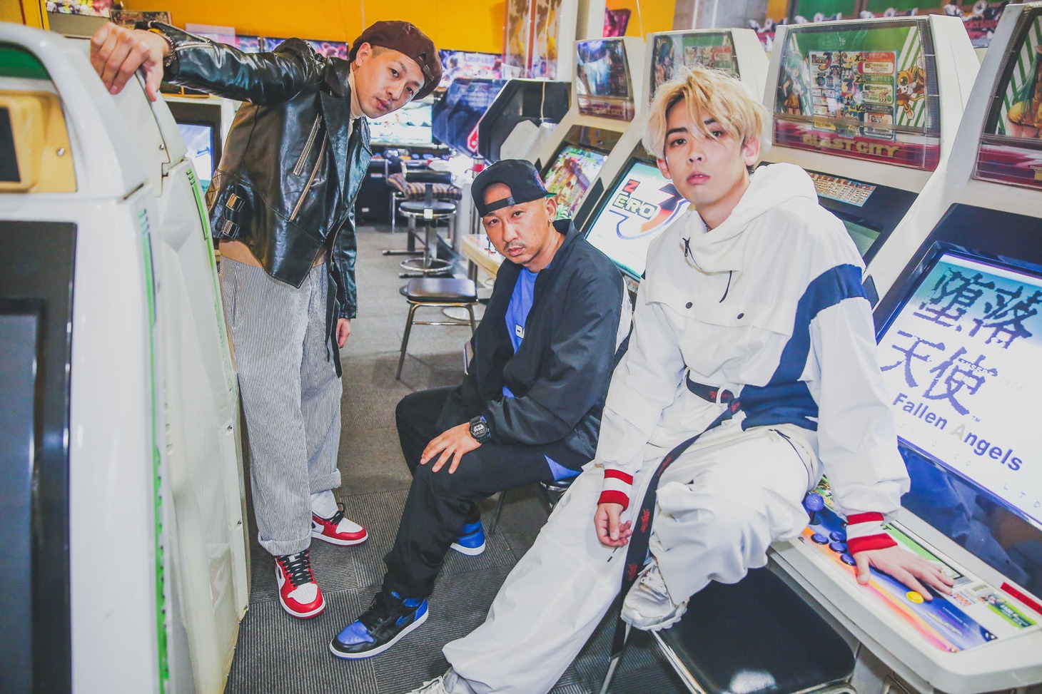 左からSOCKS、DJ RYOW、SALU。