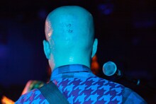 壱（B / HEREサポート）の後頭部。（撮影：高畠正人）