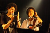 菅原卓郎と為川裕也。（撮影：高畠正人）