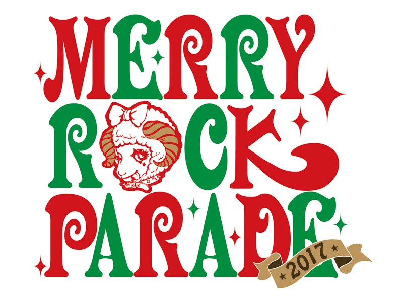 「MERRY ROCK PARADE 2017」ロゴ