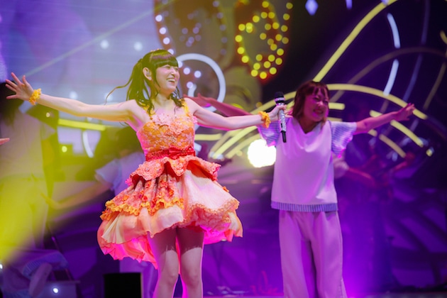 「20th Anniversary 田村ゆかり LOVE ▽ LIVE2017 *Crescendo ▽ Carol*」2日目の様子。（撮影：荒金大介）