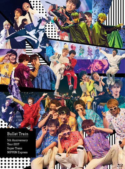 超特急「Bullet Train 5th Anniversary Tour 2017 Super Trans NIPPON Express」初回限定盤、Loppi・HMV限定盤ジャケット