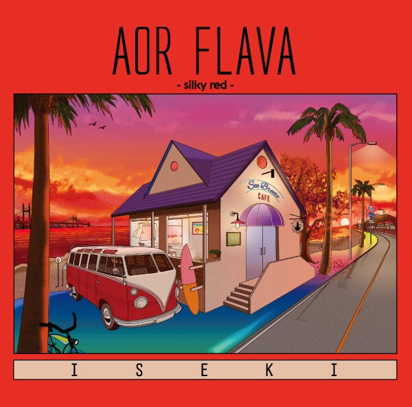 ISEKI「AOR FLAVA -silky red-」ジャケット