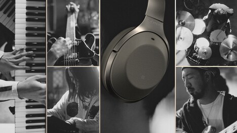 Suchmosが出演するソニーWebムービーのワンシーン。