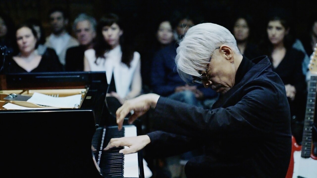 映画「坂本龍一 PERFORMANCE IN NEW YORK : async」のワンシーン。 (c)KAB America Inc./SKMTDOC, LLC