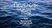 「Newspeak 2nd EP 『July』 Release Party」告知用画像