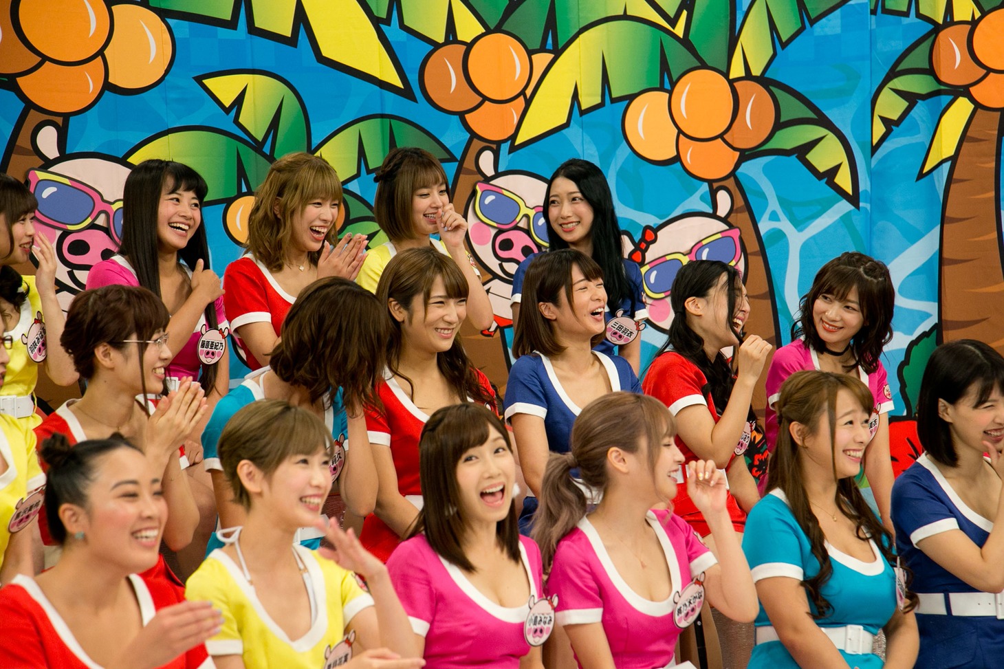 「恵比寿マスカッツ横丁！」初回収録時の様子。 (c)EBISU★MUSCATS PROJECT