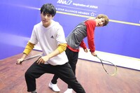 手前からユースケ、ユーキ。