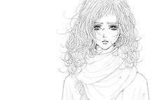 矢沢あいがJUJU「いいわけ」のために描き下ろしたイラストの第1弾。