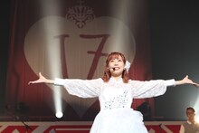 楠田亜衣奈「楠田亜衣奈 2nd LIVE TOUR '17 YEAR▽▽▽▽▽▽▽」東京・中野サンプラザホール公演の様子。（撮影：中村ユタカ）
