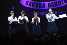 「夜公演ファストパス争奪戦 さくら学院 2017年度 秋学期試験」の様子。