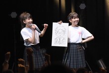 「夜公演ファストパス争奪戦 さくら学院 2017年度 秋学期試験」の様子。
