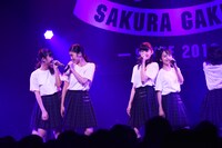 「夜公演ファストパス争奪戦 さくら学院 2017年度 秋学期試験」の様子。
