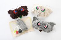 ワークショップで作るフクロウの仮面イメージ。