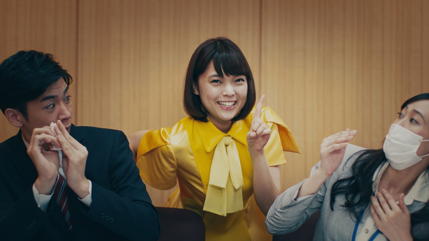 ベンザブロック「かぜぐすリリック」ミュージックビデオのワンシーン。