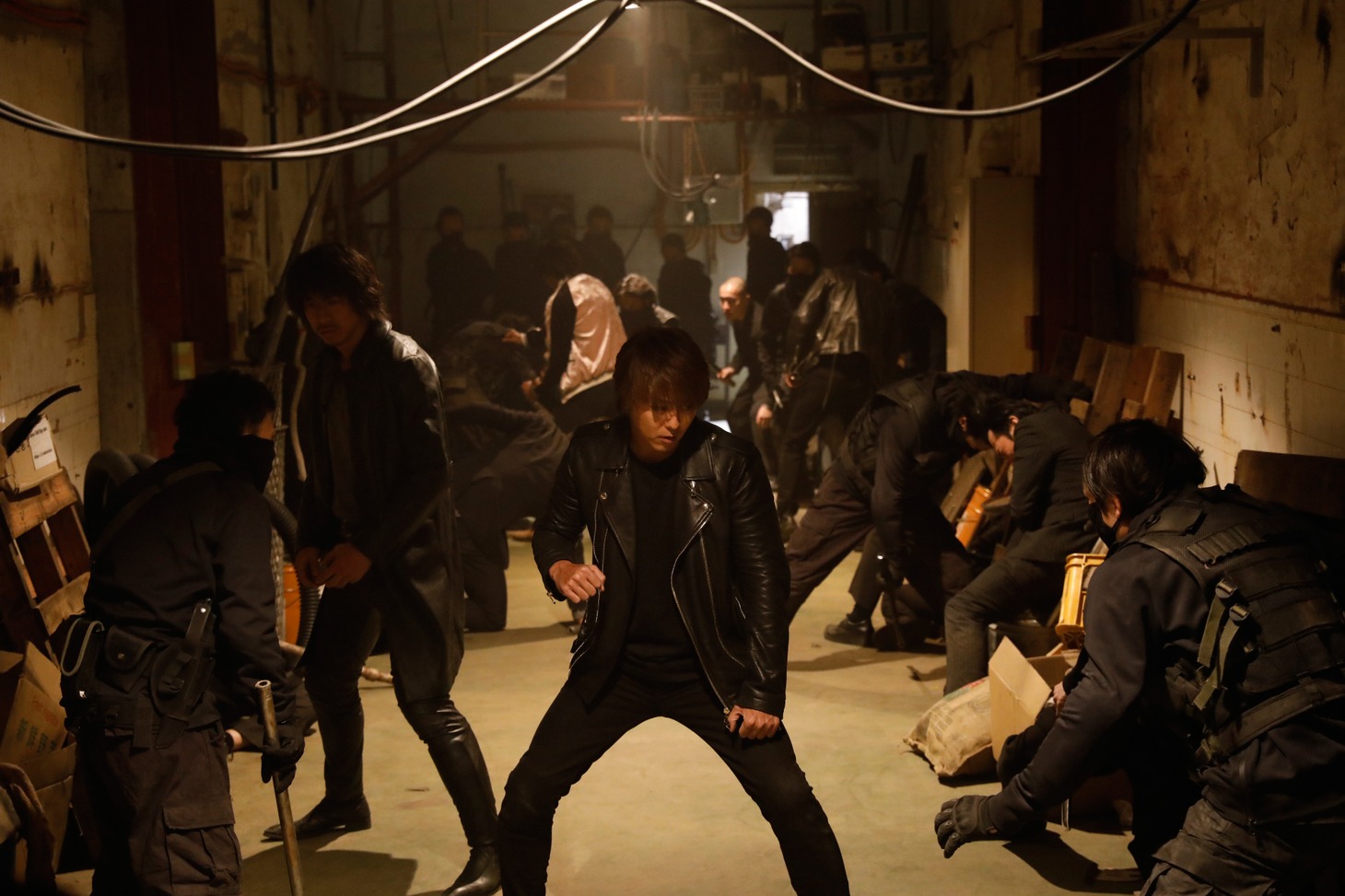 「HiGH&LOW THE MOVIE 3 / FINAL MISSION」のワンシーン。