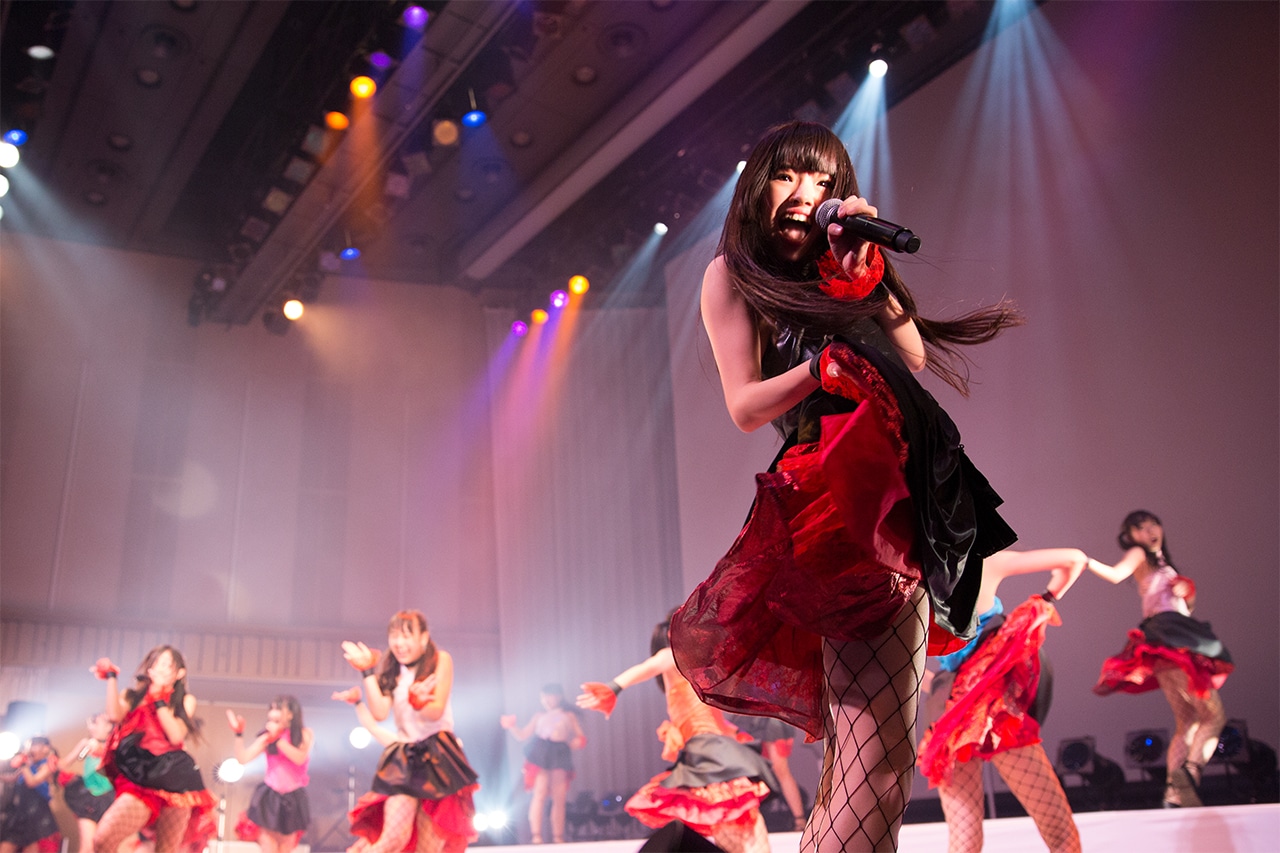 原宿物語「世界の前の！全国の前の！Step by Step！」東京・品川インターシティホール公演の様子。