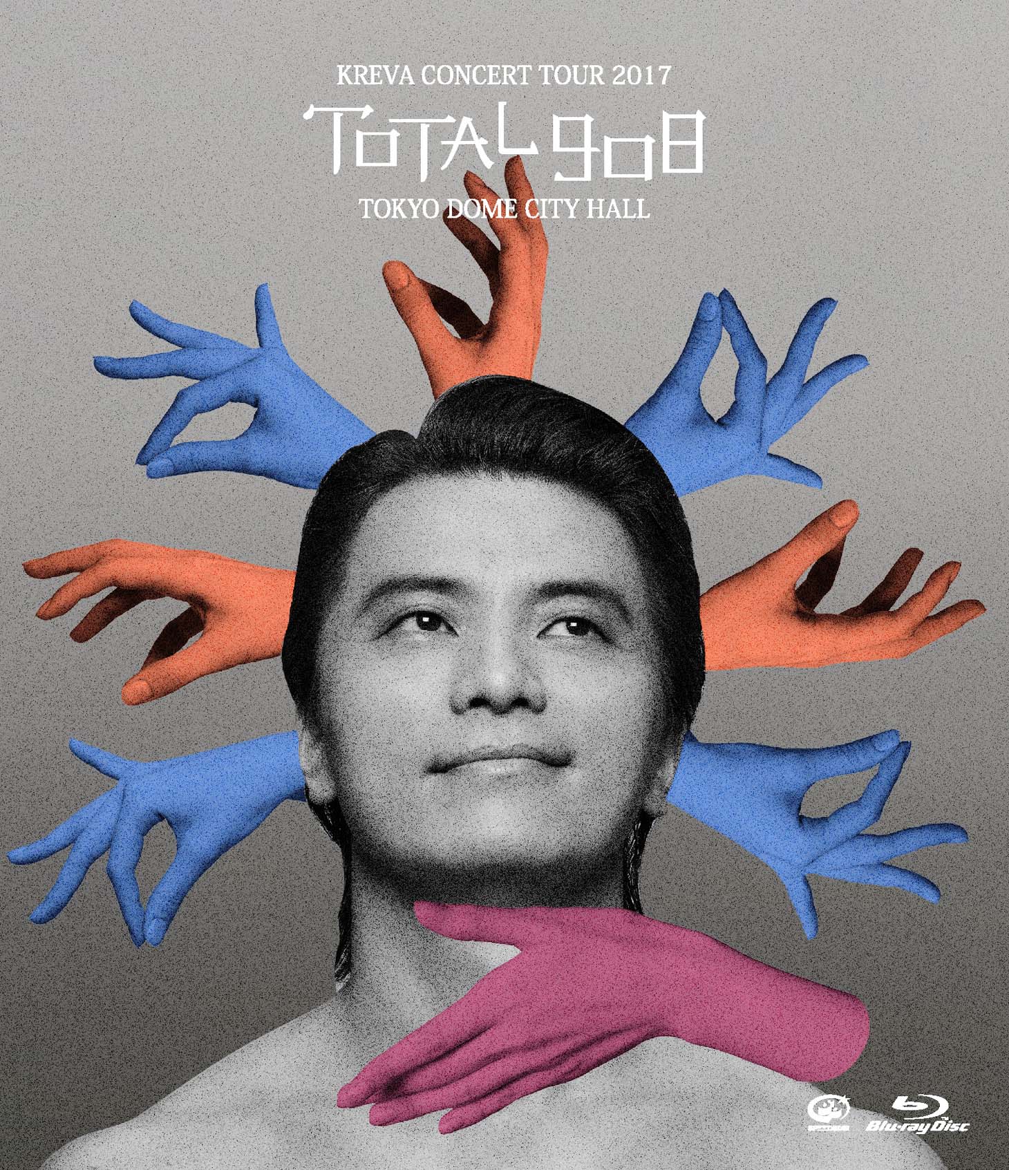KREVA「KREVA CONCERT TOUR 2017 『TOTAL 908』 TOKYO DOME CITY HALL」Blu-rayジャケット