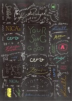 カクバリズム15 Years Anniversary×タワーレコードキャンペーン特典ステッカー見本