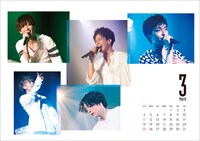 「PrizmaX Calendar 2018 DIVE into the LIVE」3月のイメージ。