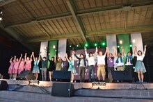 「NEGi FES 2017 in 新潟・北方文化博物館」後昼祭エンディングの様子。