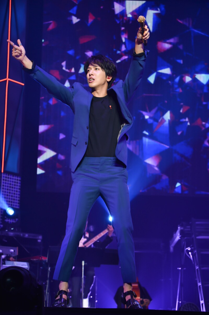 ジョン・ヨンファ「JUNG YONG HWA JAPAN CONCERT 2017 "Summer Calling"」の様子。
