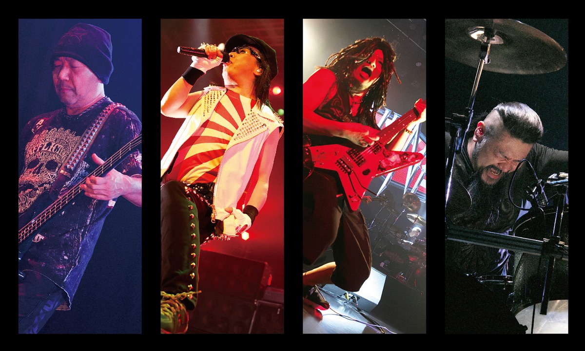 LOUDNESS。写真右端が鈴木政行。
