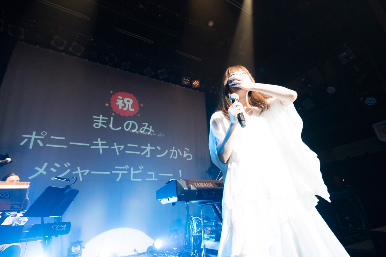 メジャーデビュー発表時の様子。（撮影：木村智軌）