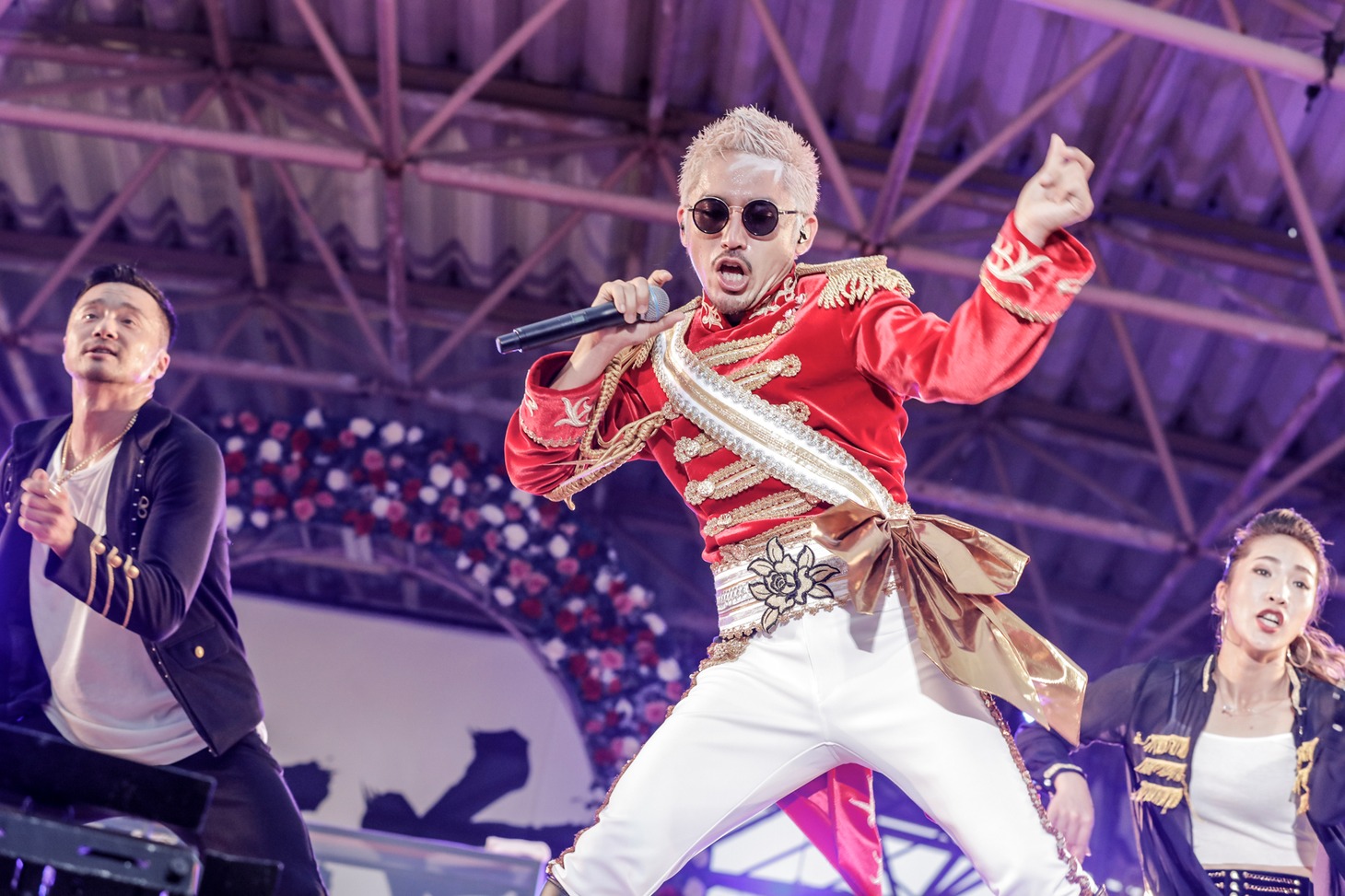 C&K「鹿屋市 presents C&Kの『紅白出場』特別祈願ライブ！～ 地元です。地元じゃなくても、地元です。KEENの本当の地元でワンマンです。in 鹿屋 霧島ヶ丘公園 ～」の様子。（Photo by Yosuke Torii / Terumi Fukano）