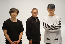 左から三浦大知、三池崇史、MIYAVI。