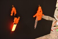 店頭で子供が着用できる仮装アイテム。