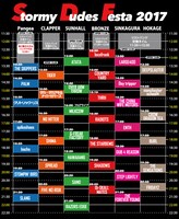 「RAZORS EDGE presents "STORMY DUDES FESTA 2017"」タイムテーブル