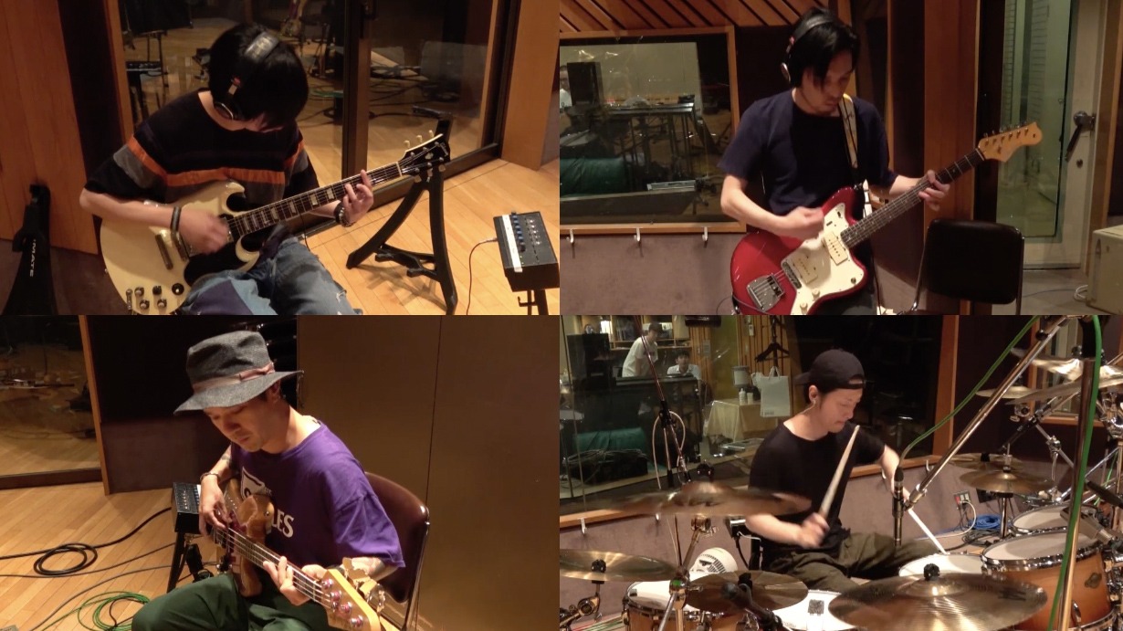 ストレイテナー「SAD AND BEAUTIFUL WORLD」セルフカバー映像のワンシーン。